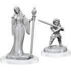 Gamers Guild AZ Critical Role WZK90550 Critical Role Unpainted Miniatures: W03 Human Wizard & Halfling Holy Warrior Southern Hobby