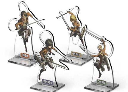 Gamers Guild AZ Cryptozoic Attack on Titan: Deck-Building Game - Season One Acrylic Standees Pack 1 (Pre-Order) GTS