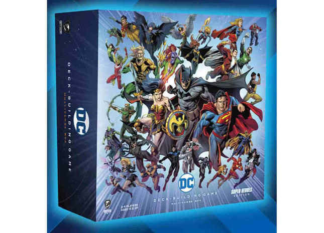 Gamers Guild AZ Cryptozoic DC Comics Deck / Bag / Pool Building Game: Multiverse Box (Super Heroes Edition) GTS