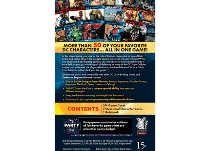 Gamers Guild AZ Cryptozoic DC Comics Deckbuilding Game: Party Starter Edition (Pre-Order) Gamers Guild AZ