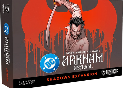 Gamers Guild AZ Cryptozoic DC Deck-Building Game: Arkham Asylum - Shadows Expansion (Pre-Order) Southern Hobby