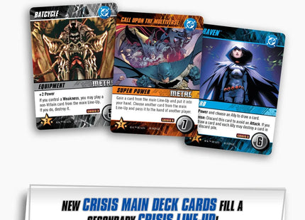 Gamers Guild AZ Cryptozoic DC Deck-Building Game: Crisis Pack 5 - Death Metal (Pre-Order) Southern Hobby