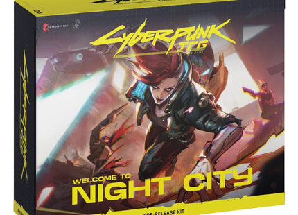 Gamers Guild AZ Cyberpunk TCG Cyberpunk TCG: Welcome to Night City - Pre-Release Kit (Pre-Order) Kickstarter