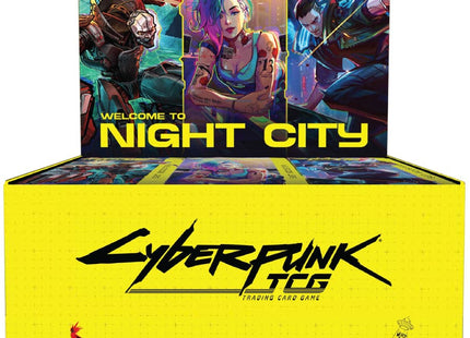 Gamers Guild AZ Cyberpunk TCG Cyberpunk TCG: Welcome to Night City - Retail Booster Display Box (Pre-Order) Kickstarter