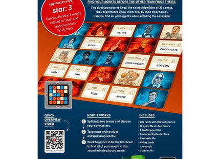 Gamers Guild AZ Czech Games Edition Codenames 2.0 (2025) (Pre-Order) ACD Distribution