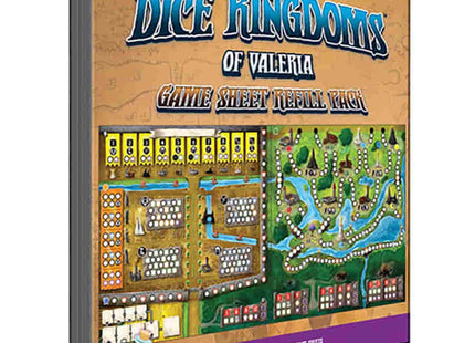 Gamers Guild AZ Daily Magic Games Dice Kingdoms of Valeria: Game Sheet Refill Pack GTS