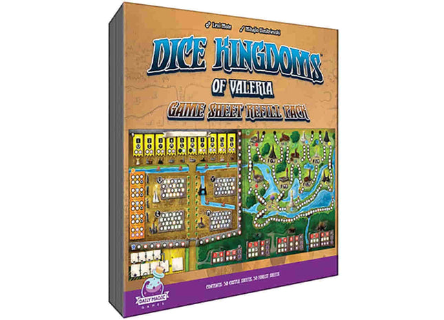 Gamers Guild AZ Daily Magic Games Dice Kingdoms of Valeria: Game Sheet Refill Pack GTS