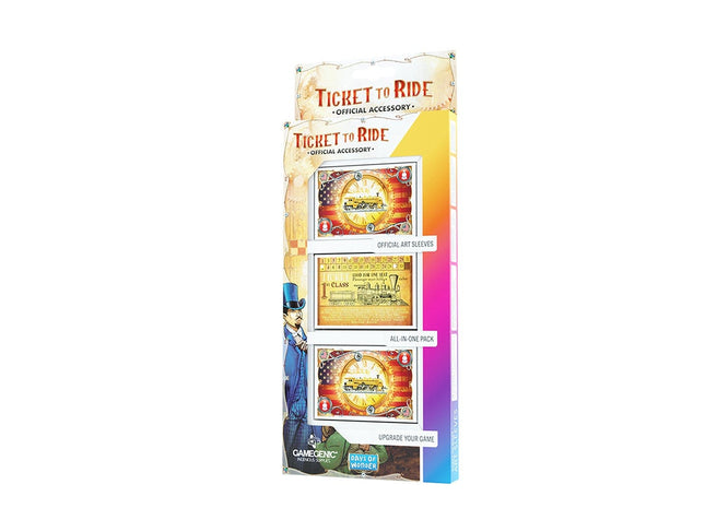 Gamers Guild AZ Days of Wonder Gamegenic: Sleeves - Ticket to Ride Art Sleeves - Black Friday Asmodee