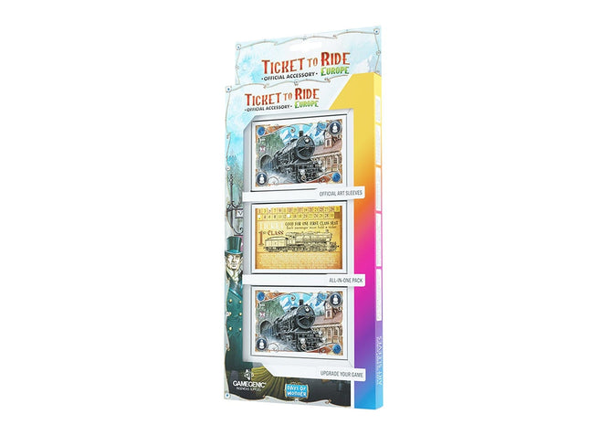 Gamers Guild AZ Days of Wonder Gamegenic: Sleeves - Ticket to Ride Europe Art Sleeves Asmodee