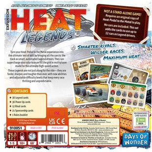 Gamers Guild AZ Days of Wonder Heat: Legends (Pre-Order) Asmodee