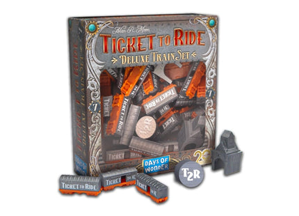 Gamers Guild AZ Days of Wonder Ticket To Ride: 20th Anniversary Deluxe Train Set - #7 Silver Discontinue