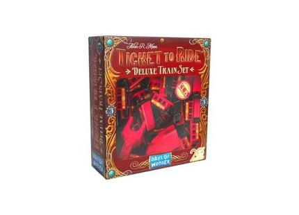 Gamers Guild AZ Days of Wonder Ticket To Ride: 20th Anniversary Deluxe Train Set -  Red Asmodee