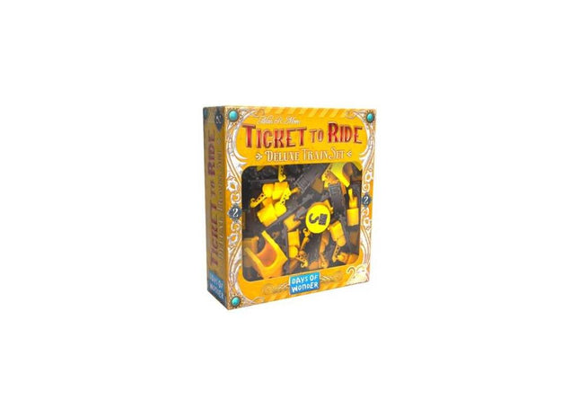 Gamers Guild AZ Days of Wonder Ticket To Ride: 20th Anniversary Deluxe Train Set -   Yellow Asmodee