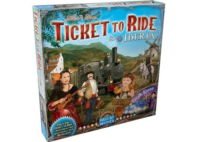 Gamers Guild AZ Days of Wonder Ticket to Ride Iberia & South Korea (Pre-Order) Asmodee