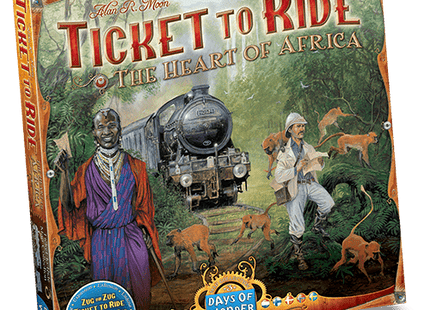 Gamers Guild AZ Days of Wonder Ticket to Ride Map Collection: Volume 3 - The Heart of Africa Asmodee