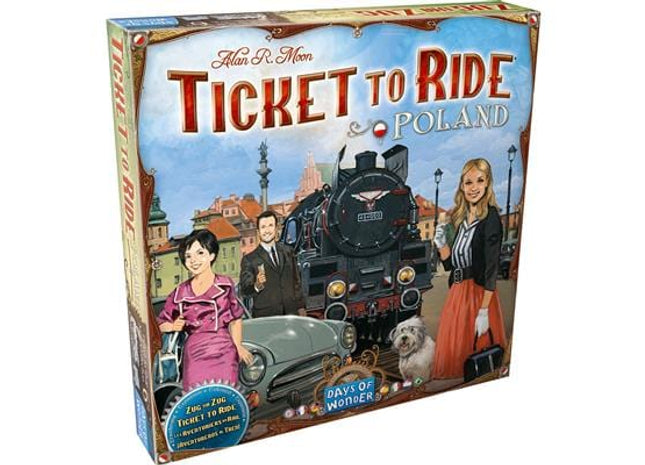 Gamers Guild AZ Days of Wonder Ticket to Ride Map Collection: Volume 6 1/2 Poland Asmodee