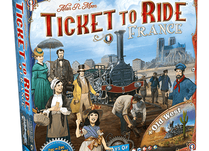 Gamers Guild AZ Days of Wonder Ticket to Ride Map Collection: Volume 6 - France & Old West Asmodee
