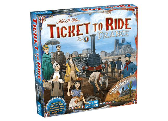 Gamers Guild AZ Days of Wonder Ticket to Ride Map Collection: Volume 6 - France & Old West Asmodee