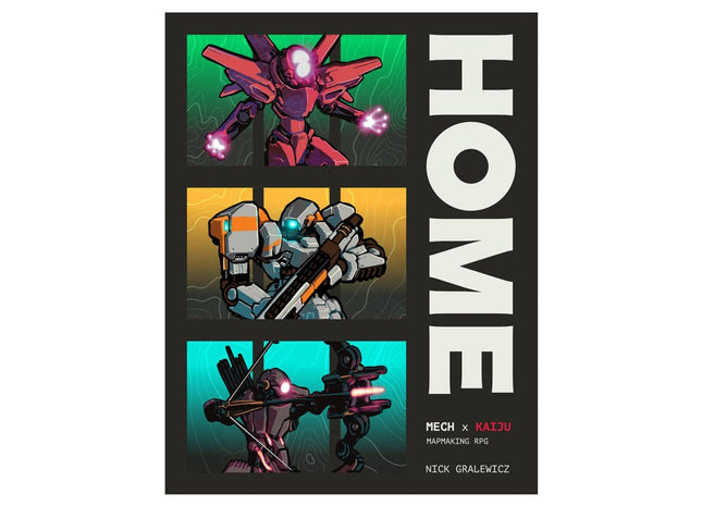 Gamers Guild AZ Deep Dark Games HOME: Mech x Kaiju Mapmaking RPG (Pre-Order) ACD Distribution