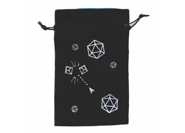 Gamers Guild AZ Dice Bag Black Oak Workshop: Dice Bag - Asteroid d20 Black Oak Workshop