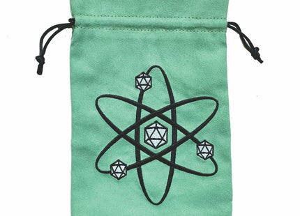 Gamers Guild AZ Dice Bag Black Oak Workshop: Dice Bag - Atomic d20 Black Oak Workshop