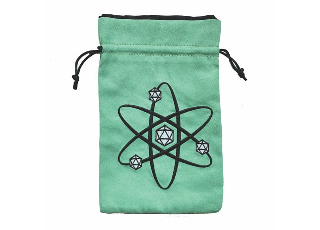 Gamers Guild AZ Dice Bag Black Oak Workshop: Dice Bag - Atomic d20 Black Oak Workshop