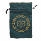 Gamers Guild AZ Dice Bag Black Oak Workshop: Dice Bag - Celtic d20 Black Oak Workshop