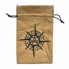 Gamers Guild AZ Dice Bag Black Oak Workshop: Dice Bag - Compass d20 Black Oak Workshop