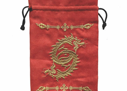 Gamers Guild AZ Dice Bag Black Oak Workshop: Dice Bag - Double Dragons Black Oak Workshop