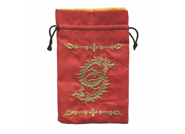 Gamers Guild AZ Dice Bag Black Oak Workshop: Dice Bag - Double Dragons Black Oak Workshop