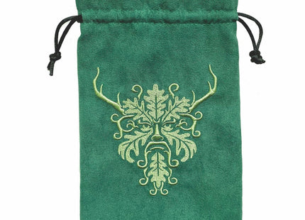 Gamers Guild AZ Dice Bag Black Oak Workshop: Dice Bag - Green Man Black Oak Workshop