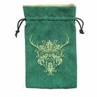 Gamers Guild AZ Dice Bag Black Oak Workshop: Dice Bag - Green Man Black Oak Workshop