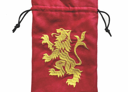 Gamers Guild AZ Dice Bag Black Oak Workshop: Dice Bag - Heraldry Lion Black Oak Workshop