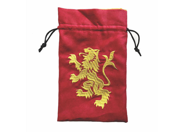 Gamers Guild AZ Dice Bag Black Oak Workshop: Dice Bag - Heraldry Lion Black Oak Workshop