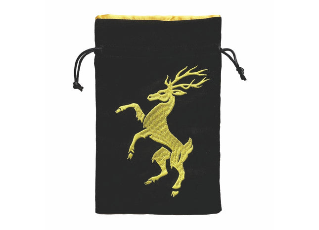 Gamers Guild AZ Dice Bag Black Oak Workshop: Dice Bag - Heraldry Stag Black Oak Workshop