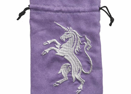 Gamers Guild AZ Dice Bag Black Oak Workshop: Dice Bag - Heraldry Unicorn Black Oak Workshop