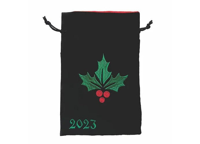 Gamers Guild AZ Dice Bag Black Oak Workshop: Dice Bag - Holly Sprig (2023 Limited Edition) Black Oak Workshop