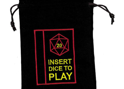 Gamers Guild AZ Dice Bag Black Oak Workshop: Dice Bag - Insert Dice to Play Black Oak Workshop