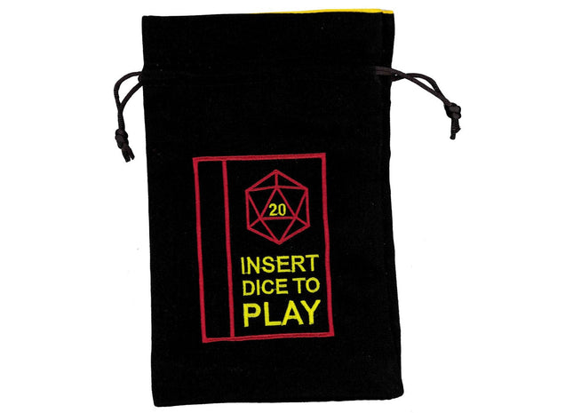 Gamers Guild AZ Dice Bag Black Oak Workshop: Dice Bag - Insert Dice to Play Black Oak Workshop