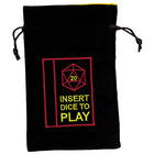 Gamers Guild AZ Dice Bag Black Oak Workshop: Dice Bag - Insert Dice to Play Black Oak Workshop