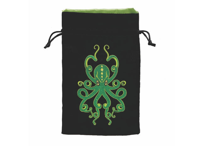 Gamers Guild AZ Dice Bag Black Oak Workshop: Dice Bag - Kraken Green Black Oak Workshop
