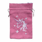 Gamers Guild AZ Dice Bag Black Oak Workshop: Dice Bag - Pink Unicorn Black Oak Workshop