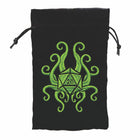 Gamers Guild AZ Dice Bag Black Oak Workshop: Dice Bag - Tentacle d20 Black Oak Workshop