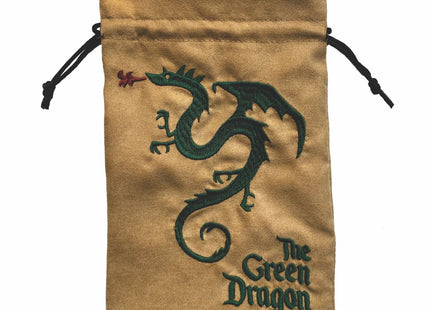 Gamers Guild AZ Dice Bag Black Oak Workshop: Dice Bag - The Green Dragon Black Oak Workshop