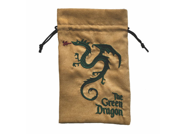 Gamers Guild AZ Dice Bag Black Oak Workshop: Dice Bag - The Green Dragon Black Oak Workshop