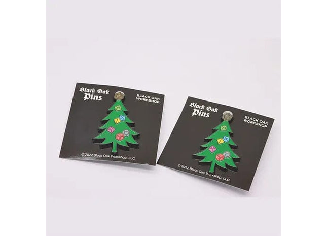 Gamers Guild AZ Dice Bag Black Oak Workshop: Pin - Dice Christmas Tree Black Oak Workshop