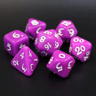 Gamers Guild AZ Die Hard 7-Die Set 16mm: Elessia Deceit with White Discontinue