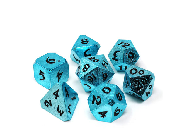 Gamers Guild AZ Die Hard Die Hard Dice - 7 piece Set - Glacial Requiem Die Hard