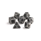 Gamers Guild AZ Die Hard Die Hard Dice - 7 piece Set - Lumina Carbon Knight - Black Friday Discontinue