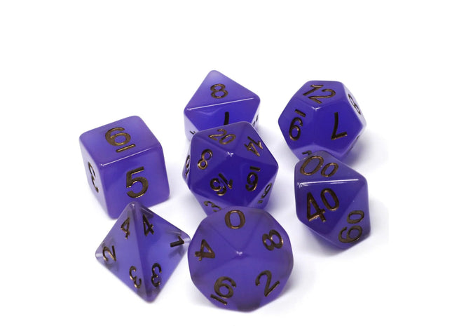 Gamers Guild AZ Die Hard Die Hard Dice - 7 piece Set - Relief Die Hard